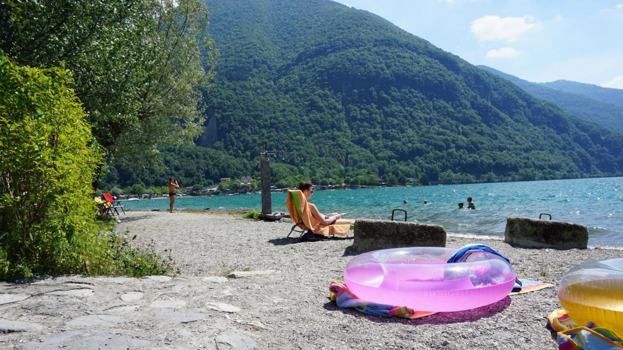 Vakantiehuis Casasdecasper - Camping Italie Otel Porlezza Dış mekan fotoğraf