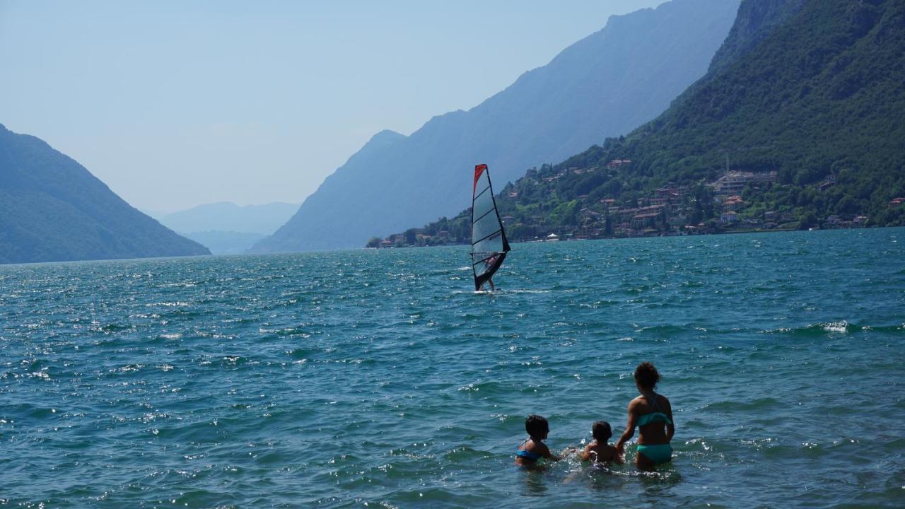 Vakantiehuis Casasdecasper - Camping Italie Otel Porlezza Dış mekan fotoğraf